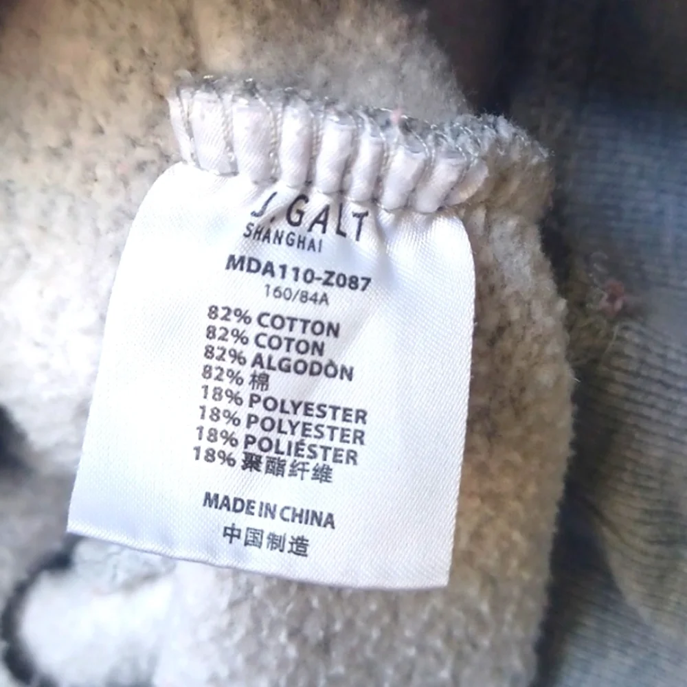 John Galt BROOKLYN New York Hoodie Kangaroo Pocket - Picture 4 of 12